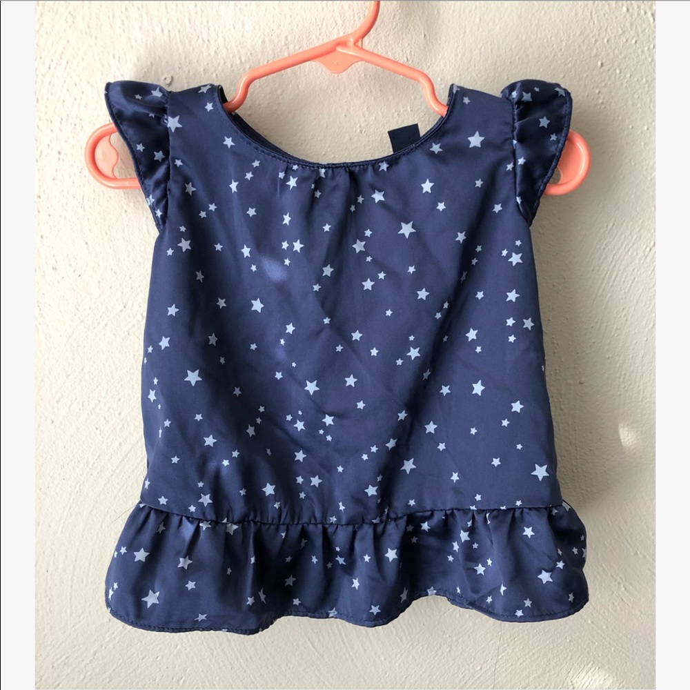 Baby GAP silk peplum sz: 18-24months